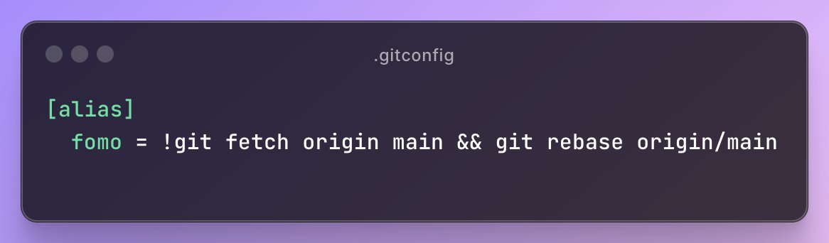 alexandereardon's tweet image. `git fomo` has quickly become one of my most used commands