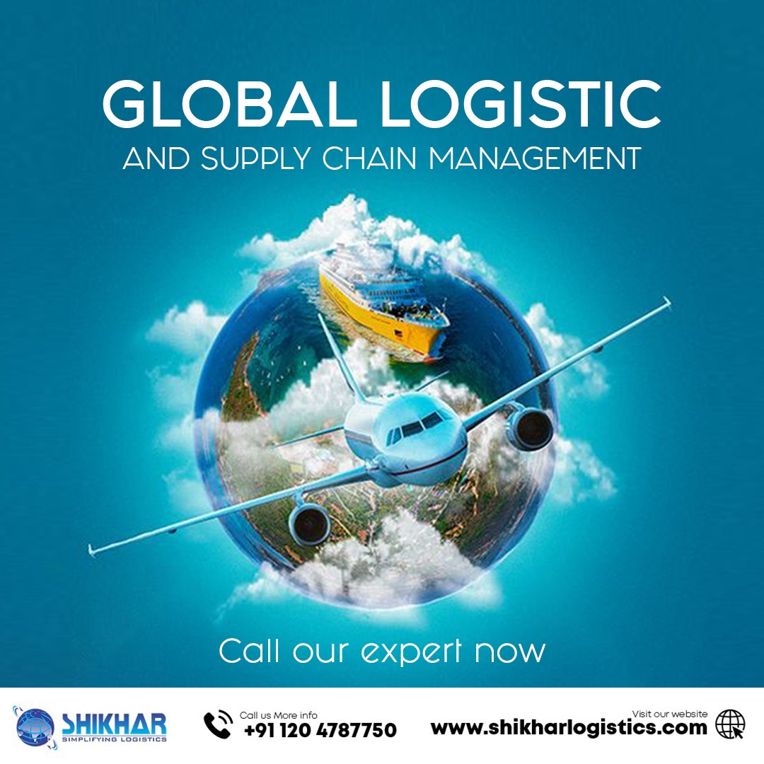 #ShikharLogistics takes pride in seamless #GlobaLogistics and #SupplyChainManagement. From source to destination, we're your trusted partner in making the world smaller. 🚚🌍 #GlobalSupplyChain #Logistics #Shipping #LogisticsCompany 
Visit bit.ly/3T458Fd
Call 01204787750