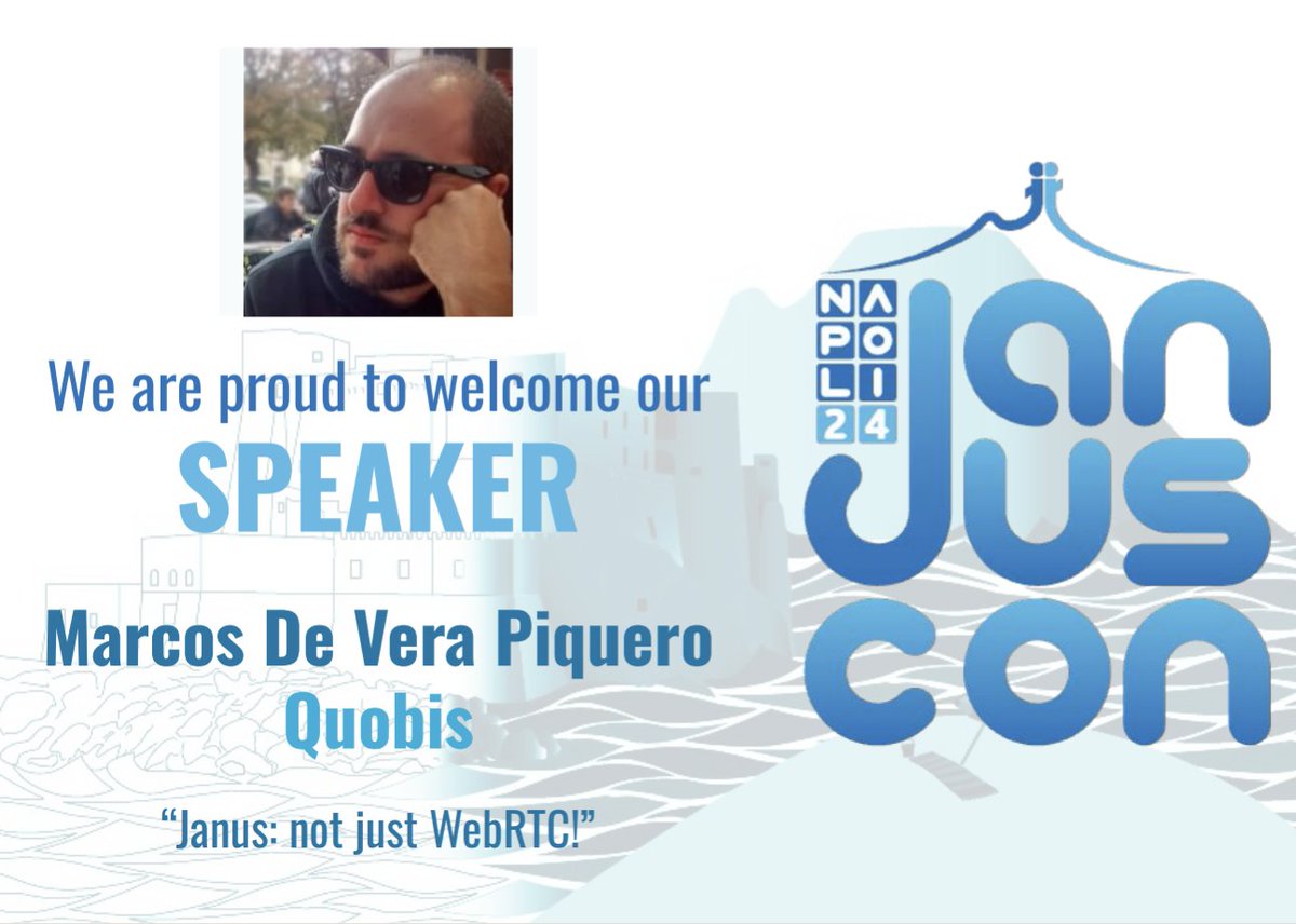 Let's kick off another week leading up to #JanusCon with something (or rather, someone) fun and brilliant: Marcos de Vera Piquero from Quobis! 🌟 Another professional adding value to our event! Don't miss his presentation: januscon.it 🎤🚀