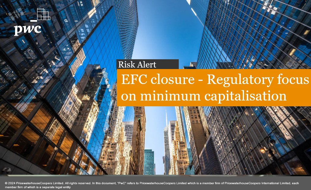 Our latest risk alert sheds light on how financial institutions must prioritise robust risk management practices in light of the regulatory minimum capital requirements that become effective by 30 June 2024. ow.ly/hXiy50Ra8NK