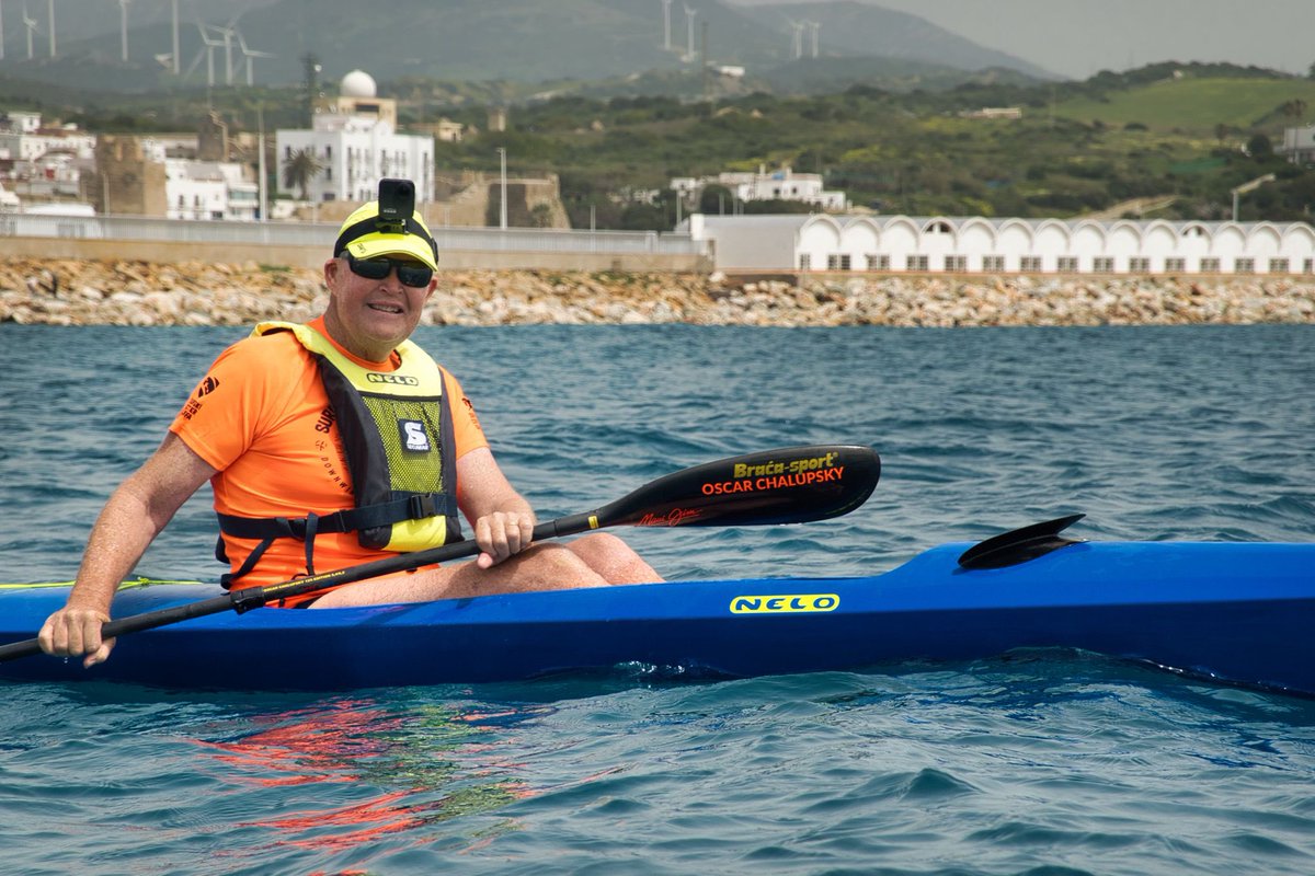 Back on the water on the Straits of Gibraltar. Only paddled for 40 minutes but it’s a start. That the most important part of exercise, just start #exercise #start #noretreatnosurrender