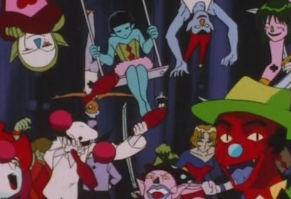 UserNameStAnthy's tweet image. If a mysterious circus appears in your town after the eclipse, do not approach! Just alert your local magical girls and let them investigate.