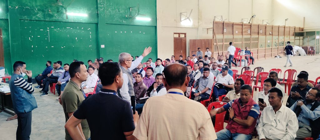 Final Training /Orientation for Polling Officials of 41-Chandel (Zone 1 of 3).
<a href="/ECISVEEP/">Election Commission of India</a> <a href="/ECI/">eci</a> <a href="/CeoManipur/">The CEO Manipur</a>
#LokSabhaElections2024