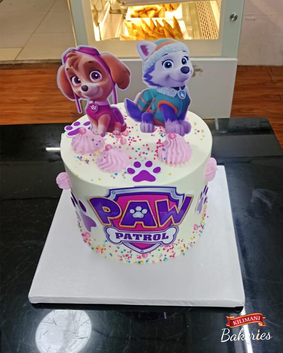 Let's PAW-ty like it's a pup-tastic adventure! 🐾🎉 Celebrate your kids birthday with a 'paw'some Paw Patrol birthday cake!
To place your order
Contact us: 0722 761 231
#kilimanibakeries 
#pawpatrolparty
#birthdayfun
#pawpatrolcake
#colorfulcake
#kidscakes