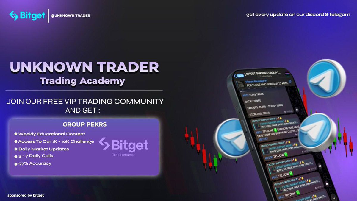 Our free vip is open again for sign ups🔥

Get access to chat, 1k to 10k challenge, #trading_arena and my own private calls for free🫶🏻❤️

Dm t.me/unknownTsupport on telegram to join us today at no cost

This will be your last days to sign up , now its your time to shine ✨ ❤️