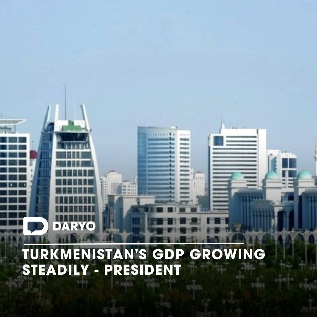 #Turkmenistan's GDP growing #steadily - President 

🇹🇲📈🏦

The #growth rate of the national #economy increased by 6.3% in the first quarter of 2024, up from 6.2% a year earlier

👉Details  — daryo.uz/en/ueu9WzPi

#TurkmenistanGDPGrowth #EconomicStability #NationalEconomy…