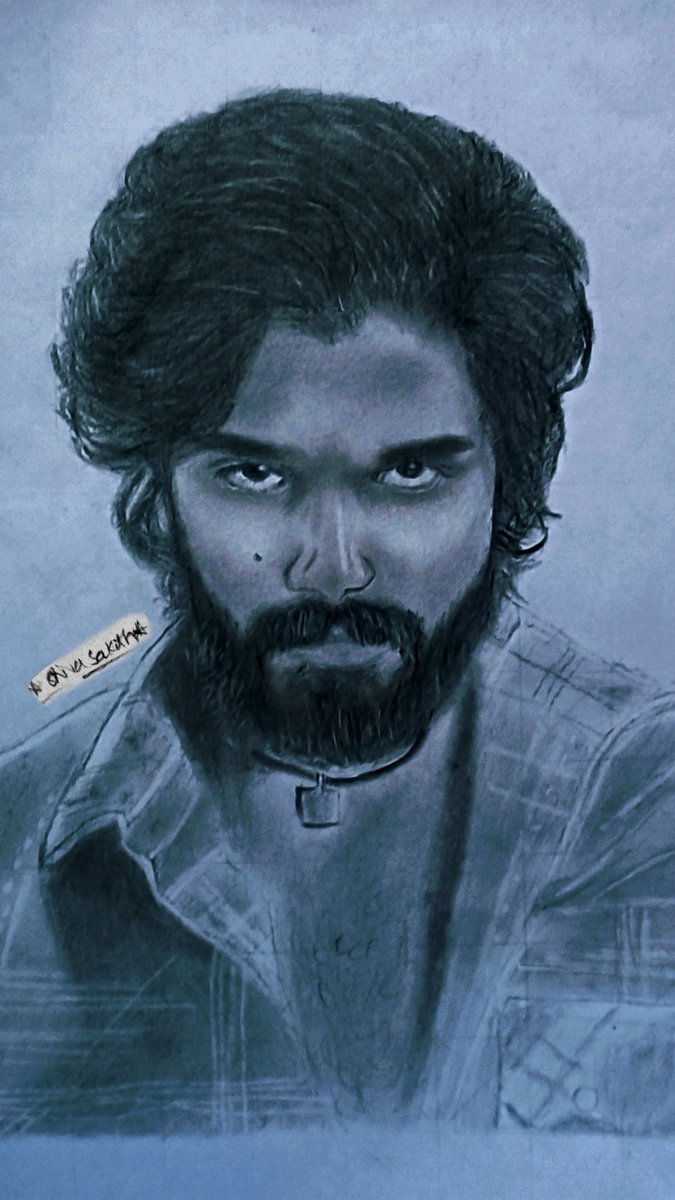 _shiva_saketh_'s tweet photo. To the one and only ICON STAR 🌟 
HAPPY BIRTHDAY..... 🖤

-From
Shiva saketh..❤️

#AlluArjun𓃵 #Pushpa2TheRule #Pushpa2TheRuleTeaser #PushpaMassJaathara #pencilsketch #pencilpotrait #alluarjunonline #IconStarAlluArjun #sketch #fanart #drawing https://t.co/Zk2jXIbnCU