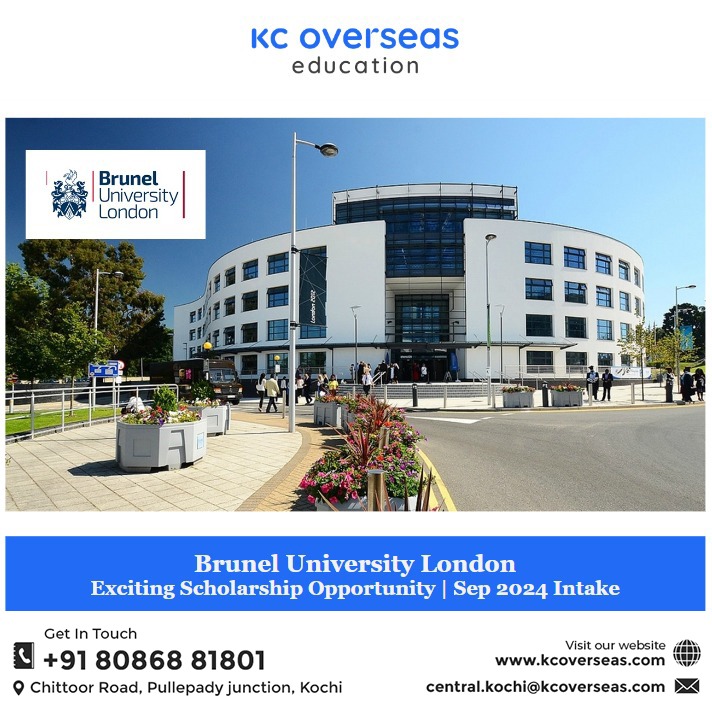 Study in UK! 🇬🇧🎓
Exciting news for aspiring students! Secure your future with a scholarship at Brunel University London for the September 2024 intake.✈️ 

#KCOverseasEducation #BrunelUniversityLondon #ScholarshipOpportunity #StudyAbroad #StudyInUK