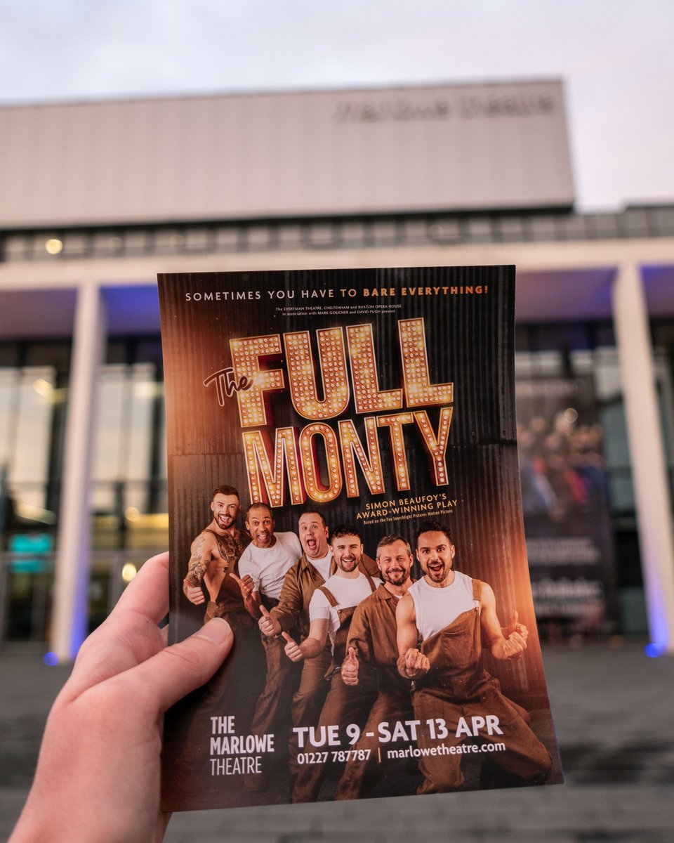 The Full Monty opens in #Canterbury tomorrow! 🦺 I am looking forward to reviewing the show on press night (AD - PR). 🎭 🎟️ Tickets: marlowetheatre.com/shows/the-full… 📆 9‐13 April 2024 📍 @marlowetheatre