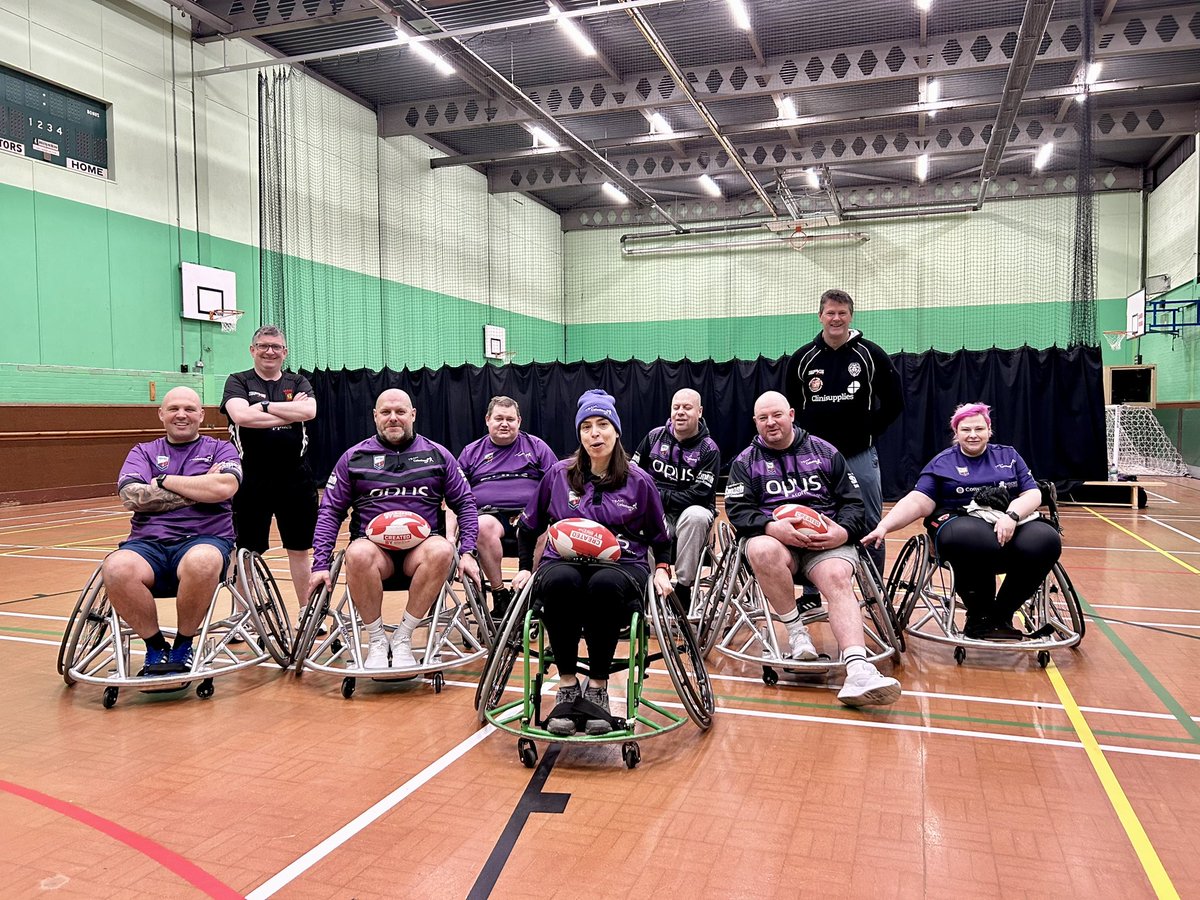 With our 1st ever #WheelchairRugbyLeague game just over a month away (Looking forward to seeing you on May 19 @BrentwoodRLFC 😁), we've got 1️⃣ last practise run left, in Northfleet on April 20. So there's still time to get involved. PM us if you'd like to find out more!