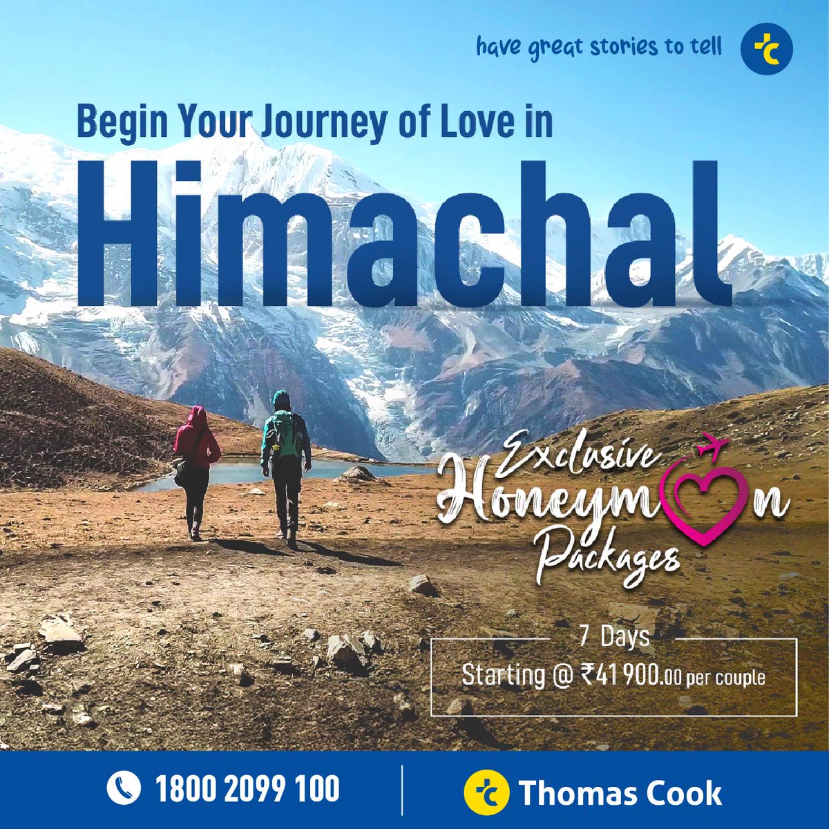 💕✨ Begin your journey of Love in Himachal Escape to the picturesque hills with our exclusive Honeymoon packages starting at just Rs. 41,900! Click the link for more details and let us plan the perfect romantic getaway for you and your special someone. bit.ly/49usRmW