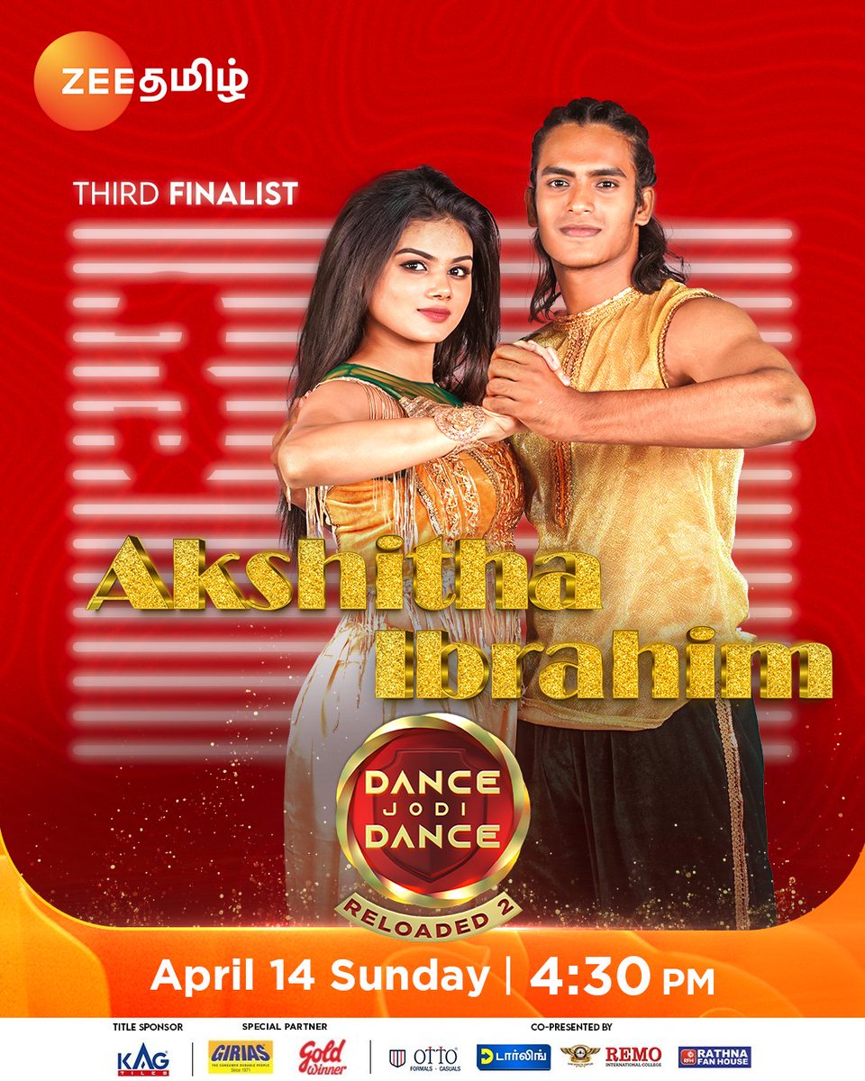 3rd Finalist Of Namma DJD...!!!🔥 Dance Jodi Dance Reloaded 2 | Sat and Sun 7PM. #DanceJodiDanceReloaded2 #DanceJodiDance #DJD #Ibrahim #Akshitha #ZeeTamil