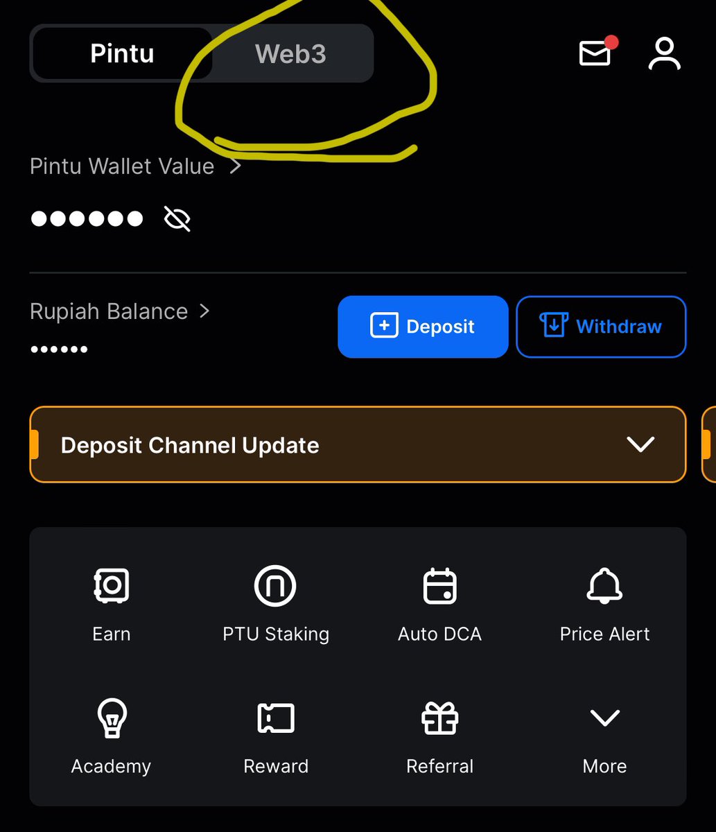 Guys ada airdrop dari Pintu Web3 <a href="/PintuID/">Pintu</a> 

1. Install Pintu bit.ly/anggaxpintu ref: anggaandinata
2. Buat wallet di Pintu Web3 wallet (ada tab web3 diatas) 
3. Tulis alamat Pintu Web3 kalian di kolom komen. Tag 3 temen &amp; pakai hashtag #pintuweb3 #pintu

10 pemenang terpilih