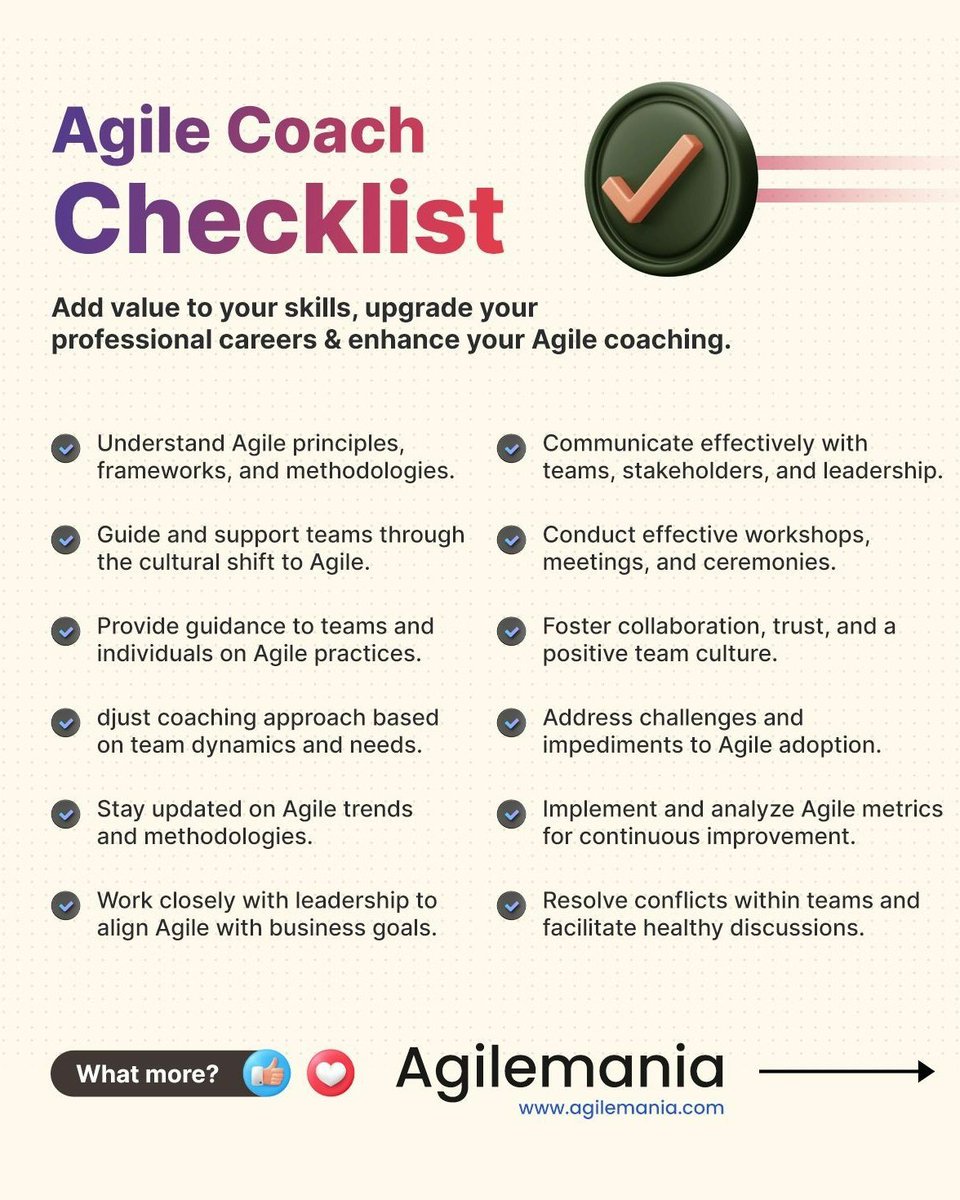 Are you planning to hire an Agile Coach to support your Transformation? Learn the ten most important Agile Coach traits that make an agile coach effective.

#agile #agilecoach