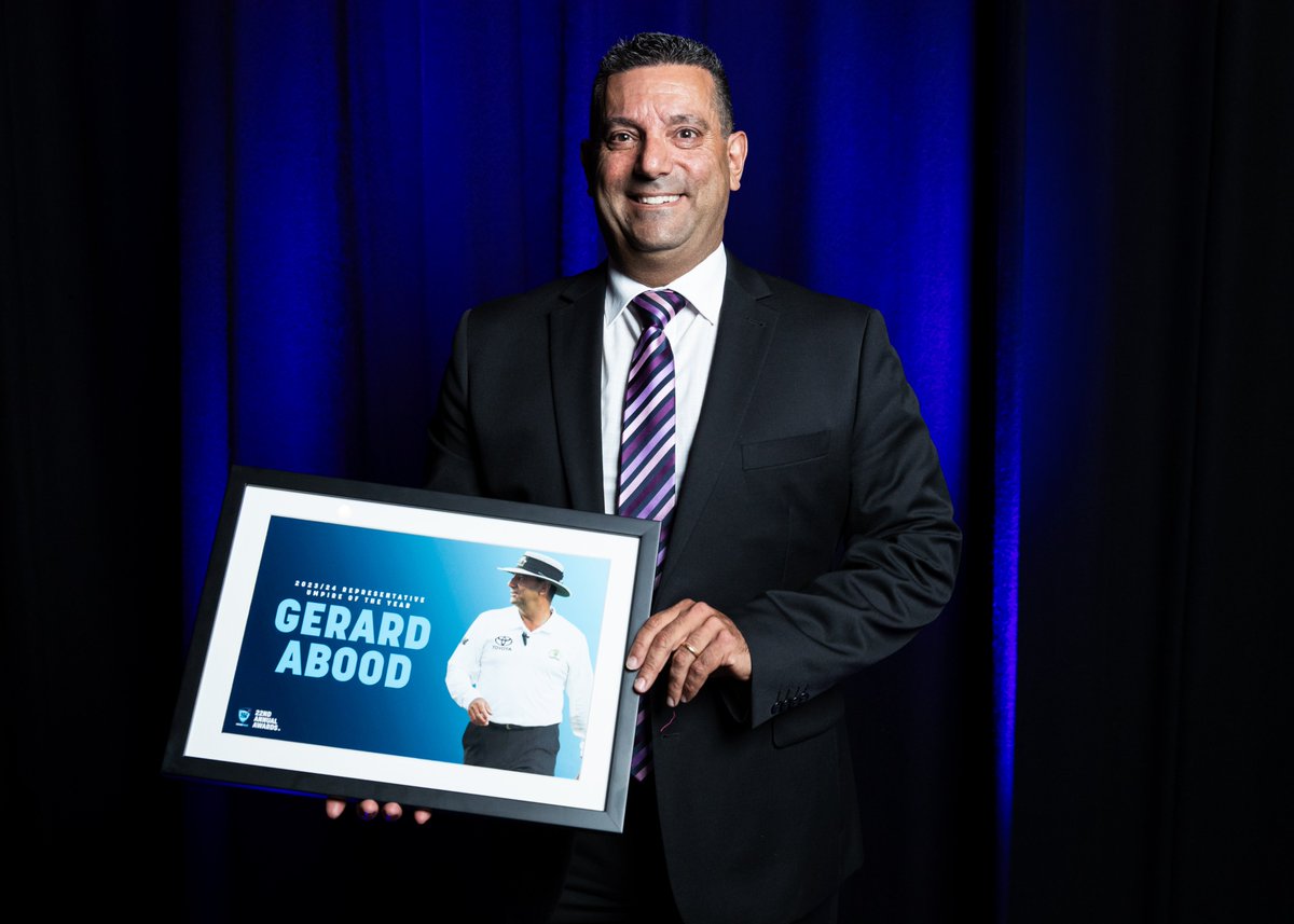 NSW Cricket Umpires’ & Scorers’ Association (@nswcusa) on Twitter photo We congratulate Gerard Abood who was named <a href="/CricketNSW/">Cricket NSW</a>'s Representative Umpire of the Year at their recent Awards Night - for the second year running! 🙌
Read more: bit.ly/3JaKGg4 We congratulate Gerard Abood who was named <a href="/CricketNSW/">Cricket NSW</a>'s Representative Umpire of the Year at their recent Awards Night - for the second year running! 🙌
Read more: bit.ly/3JaKGg4