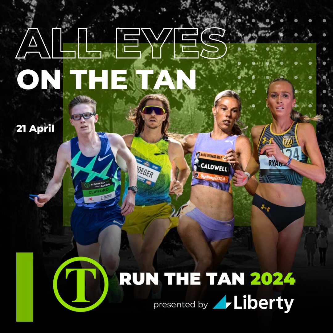 RuntheTAN1's tweet photo. Things are heating up! 🔥 

In an Olympic year and post-National Championships, all eyes will be on this year’s Elite Athletes at Run the Tan 2024 in Melbourne on April 21.
https://t.co/zXV2bXvmVY https://t.co/JJ5OeS4dQ9