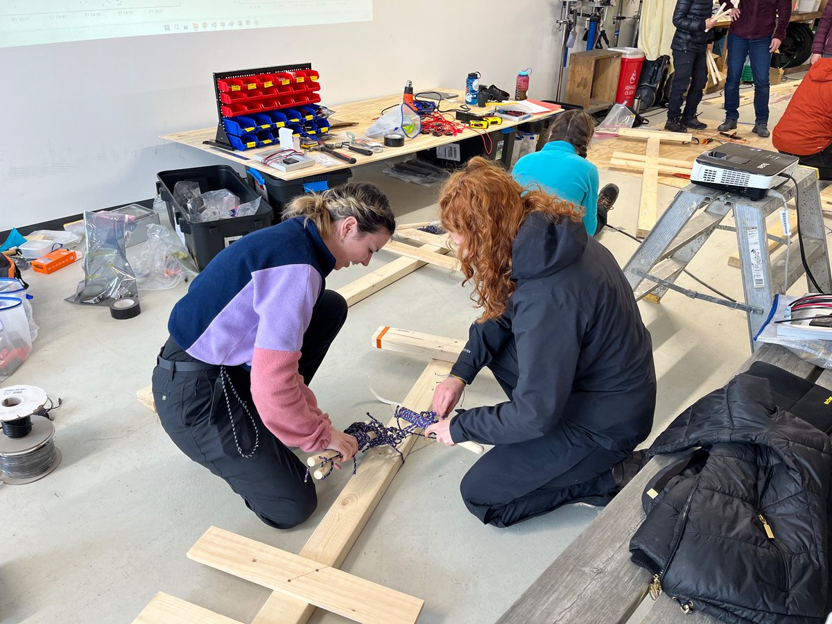 Final task: do some woodwork and ropework to build a stand for the loggers and solar panels.

Today we’ll make some finishing touches, calibrate our sensors, and deploy them outside.