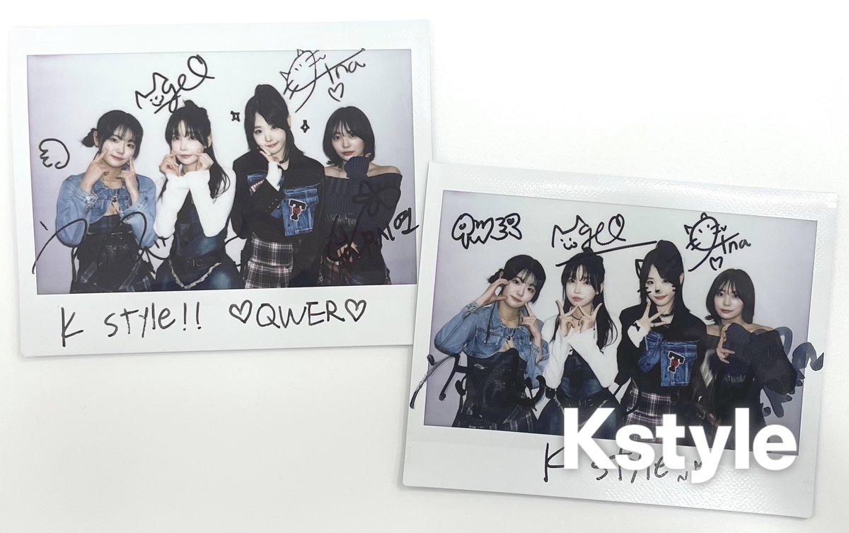 Kstyle_news's tweet photo. 【プレゼント】
「Kstyle PARTY」DAY1出演🎉
#QWER 直筆サイン入りポラを2名様に！

▼応募
・@Kstyle_newsをフォロー＆この投稿をRP
・4/10（水）AM11:00〆切

▼レポも公開中✨詳細はこちら
https://t.co/bFTTD3yBQG

#KstylePARTY #Kstyle https://t.co/bAnpymyR6Z