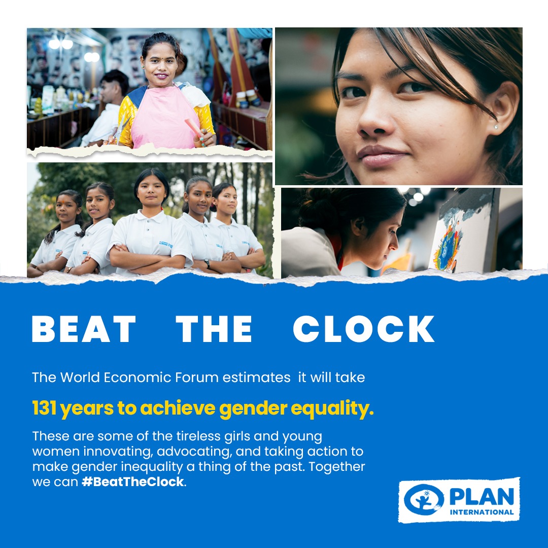 The World Economic Forum estimates it will take 131 years to achieve #GenderEquality. We think that’s FAR too long. Join us and help #BeatTheClock. Time is running out ⏲️ #UntilWeAreAllEqual.