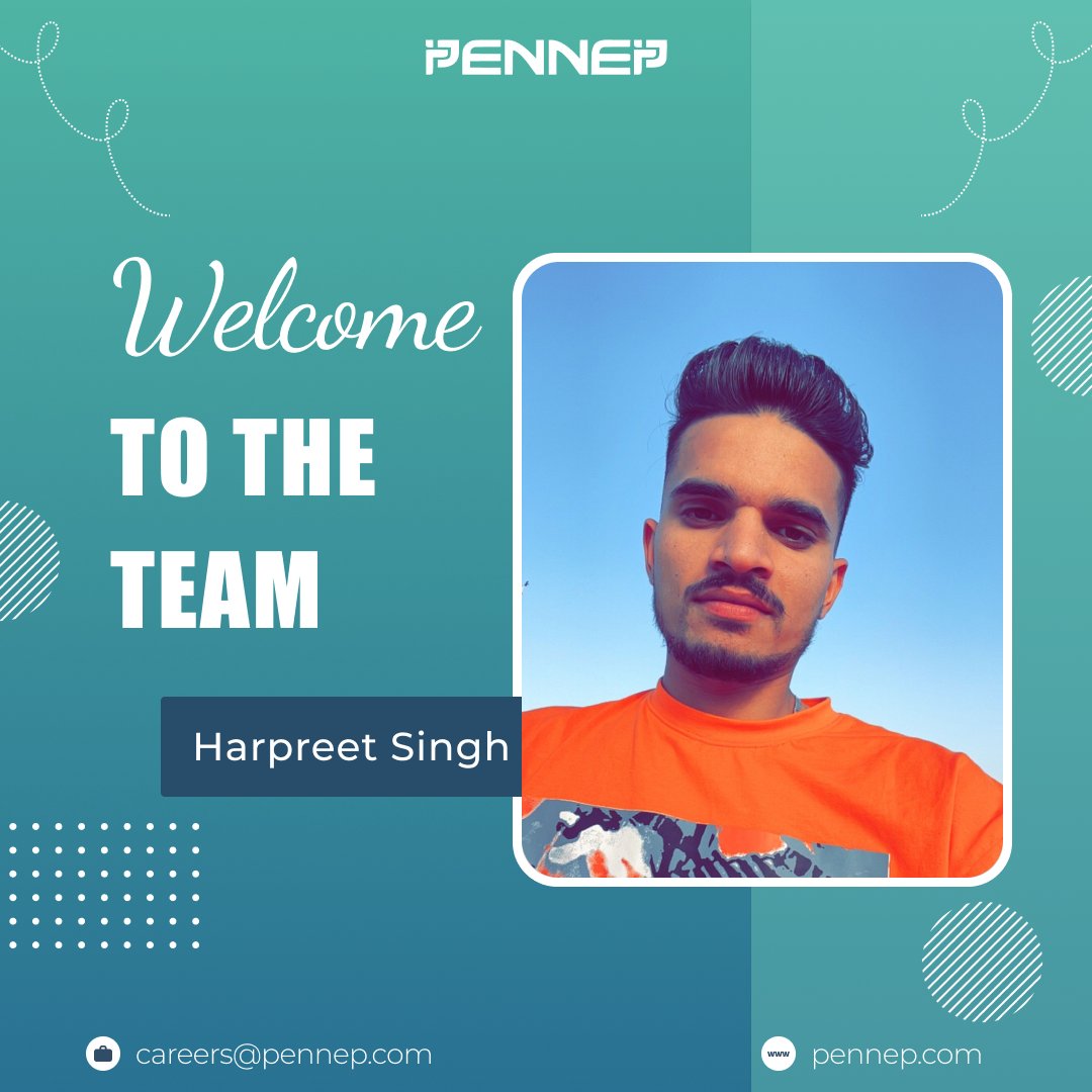 Welcome Harpreet Singh, our newest Sales Executive! 

For any sales inquiries or opportunities, don't hesitate to reach out to Harpreet at sales@pennep.com. Let's connect, collaborate, and conquer together!

#Welcome #NewTeamMember #SalesExcellence #Business #IT #PENNEP