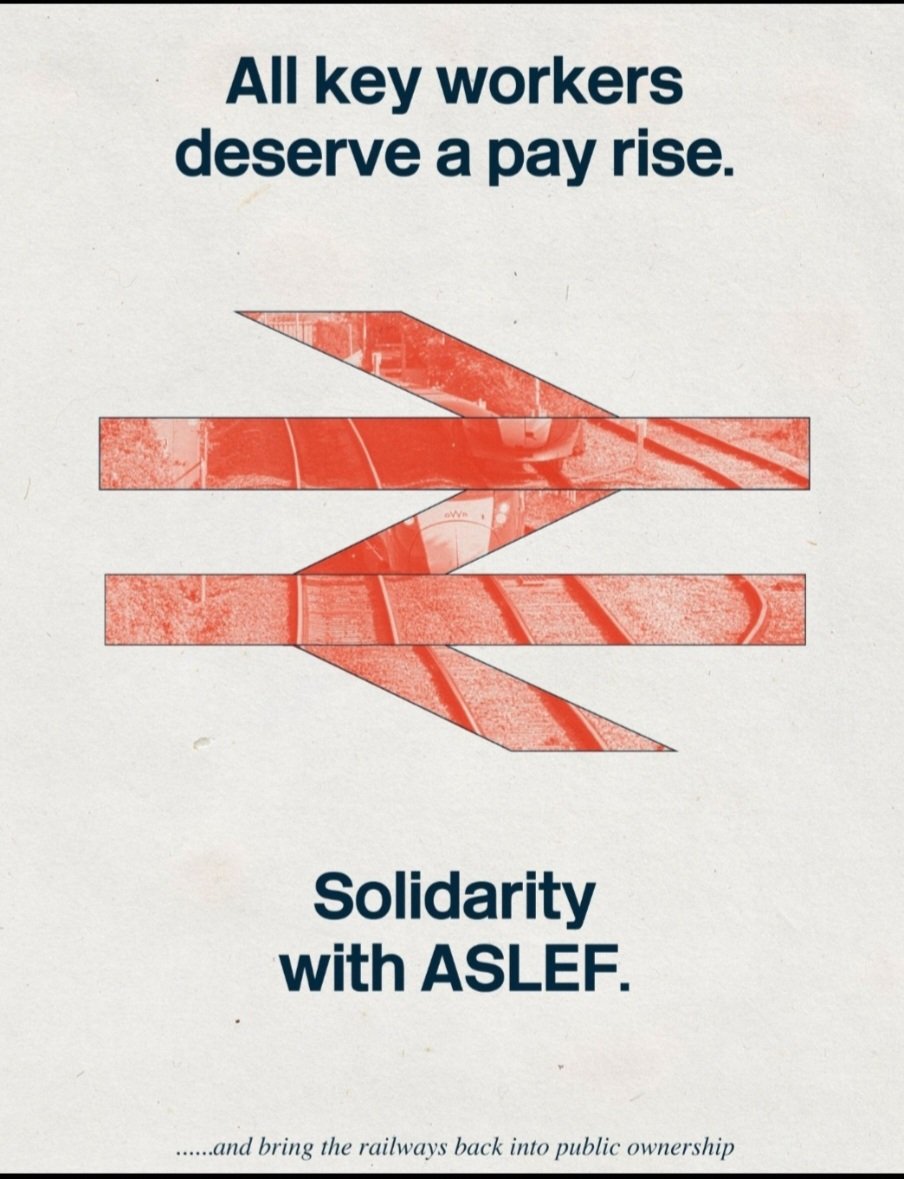 AslefD4DO's tweet image. Solidarity with our ASLEF members taking action today half a decade without a pay rise with those responsible hiding away #sortitout