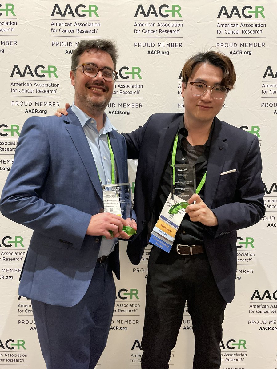 It’s been absolute pleasure serving 3 years with @AACR  AMC with the most amazing and inspiring individuals! Truly grateful @CampKatiee & @francescocay for your leadership and the council is in great hands with @KristinAltwegg #AACR24 #AACRAMC  🙏🙏🙏