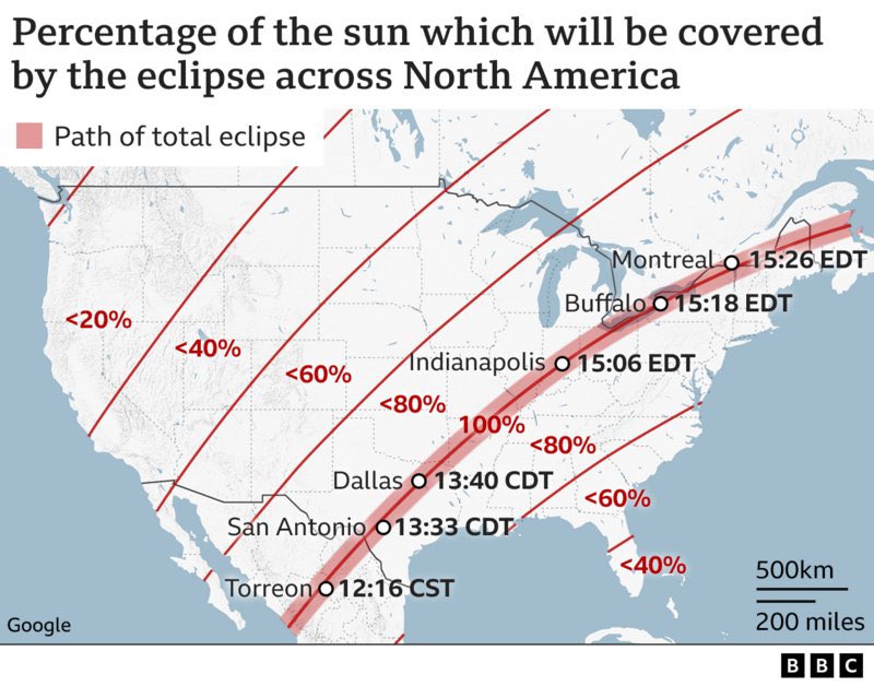 Today’s #SolarEclipse won’t be visible in London but a partial eclipse might be visible in some parts of the country. More on BBC News bbc.co.uk/news/uk-687317…

#SolarEclipse2024 #STEMatSDC