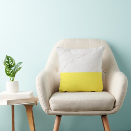 Accent your home with a high-quality @zazzle pillow with a marble and lemon yellow design by ARTbyJWP zazzle.com/marble_lemon_y… Save 20% with code ZAZAPRILWKND #Sales #pillow #decoration #zazzle #shopnow