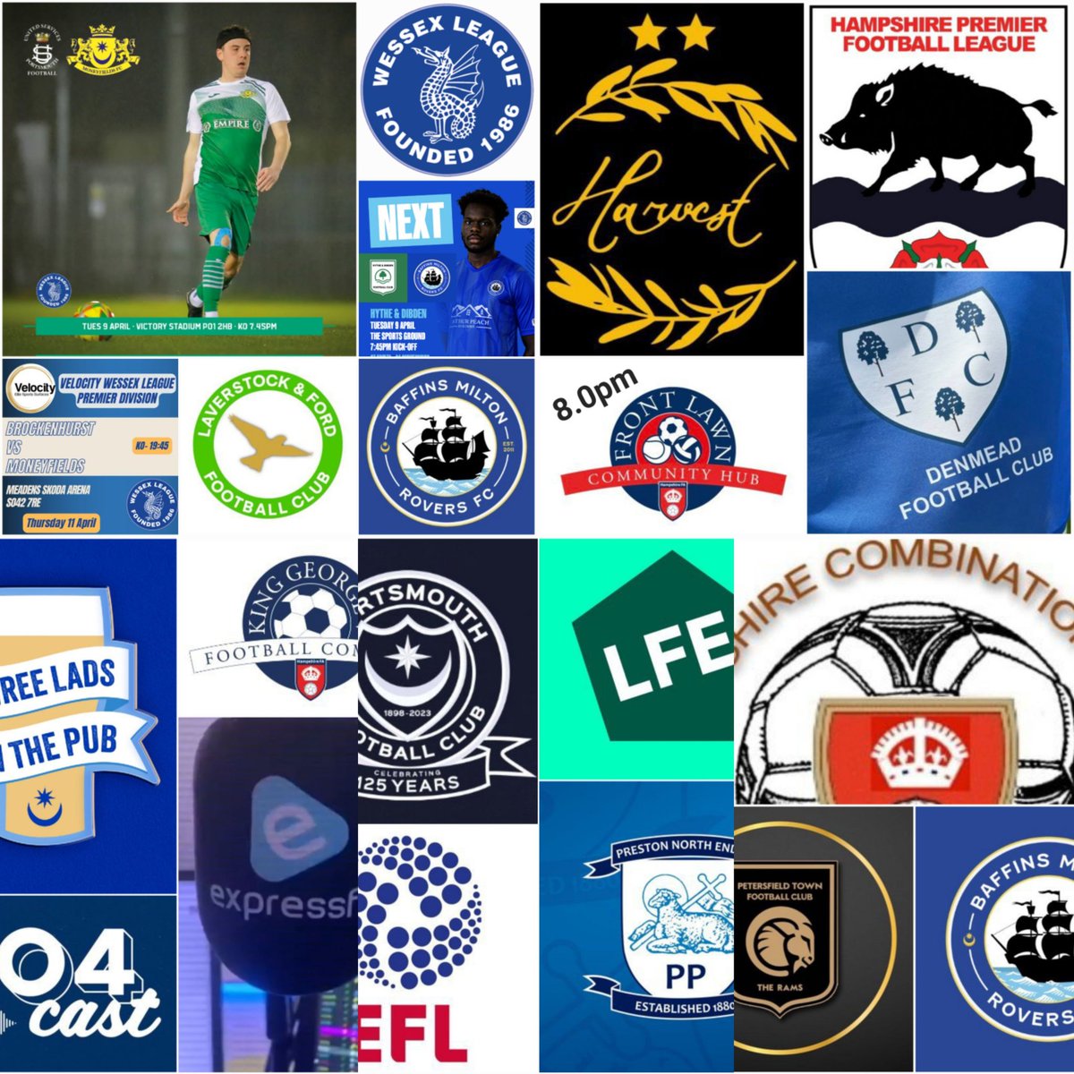 Pompey_Football's tweet photo. ⚽️ This Week ⚽️
#dueup
Mon: @FcHarvest (h)
@KingGeorgeVHFA #PlayOn
+ @3LadsInThePub #MNFH
Tue: @usportsmouthfc v @MONEYFIELDSFC
@BMRFC (a)
Wed: @PompeyAcademy (h) 🏆 #FrattonFinal
Thur: #Moneys (a) #Baffs (a)
@BMRFC_Reserves (a)🏆
+ @PO4cast
Fri: #FNFH
#enjoyAll 👍 https://t.co/bJjYob7HvL