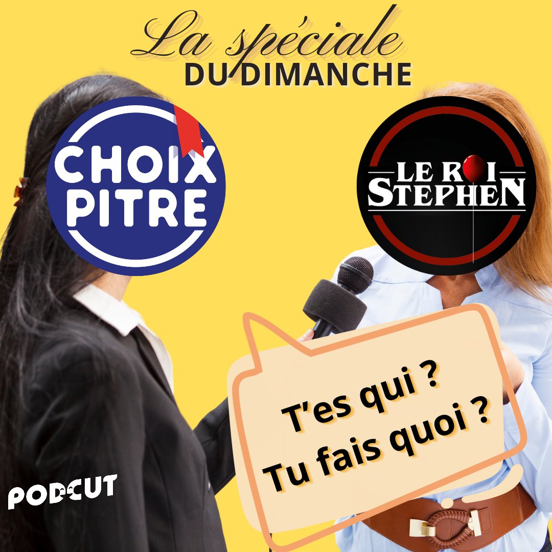 J'ai dit "j'ai une idée !", <a href="/grandpoil/">GrandPoil</a> a dit "hahaha, cette fois je ne suis pas concerné, tu ne m'auras pas"

😏
smartlink.ausha.co/choixpitre/t-e…

<a href="/RoiStephen_Pod/">Le Roi Stephen</a> 

Inspired by : les nombreuses discussions au bar de <a href="/PodRennes/">PodRennes</a> et <a href="/Podcastorama1/">Podcastorama</a>