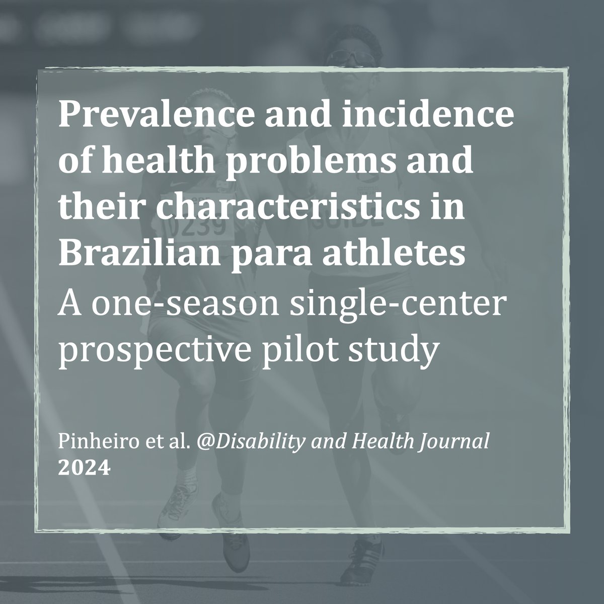 Out of the thesis of Larissa Pinheiro, who successfully defended her PhD at @ufmg in late 2023. High prevalence and incidence of health problems throughout a season in para athletes!! The full article can be found here (paid access): shorturl.at/hlpX0