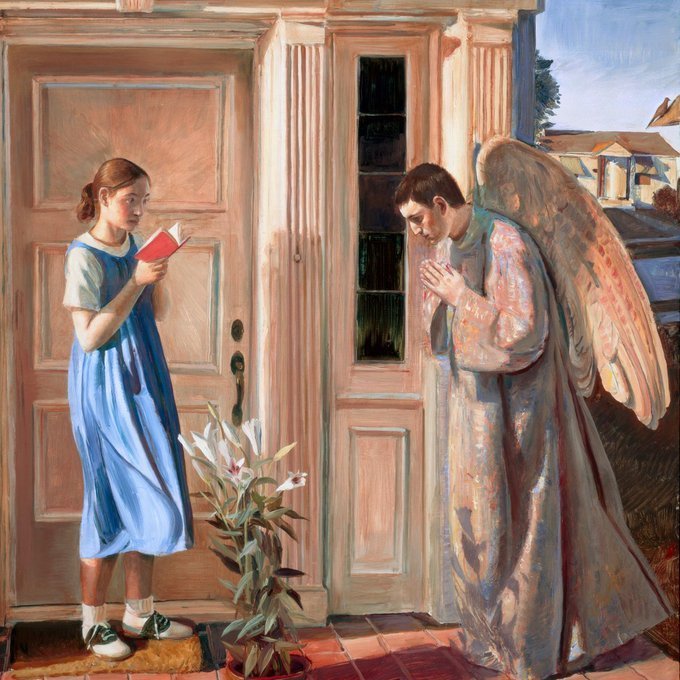 A happy feast of the Annunciation to all. I like this painting, but some don't.