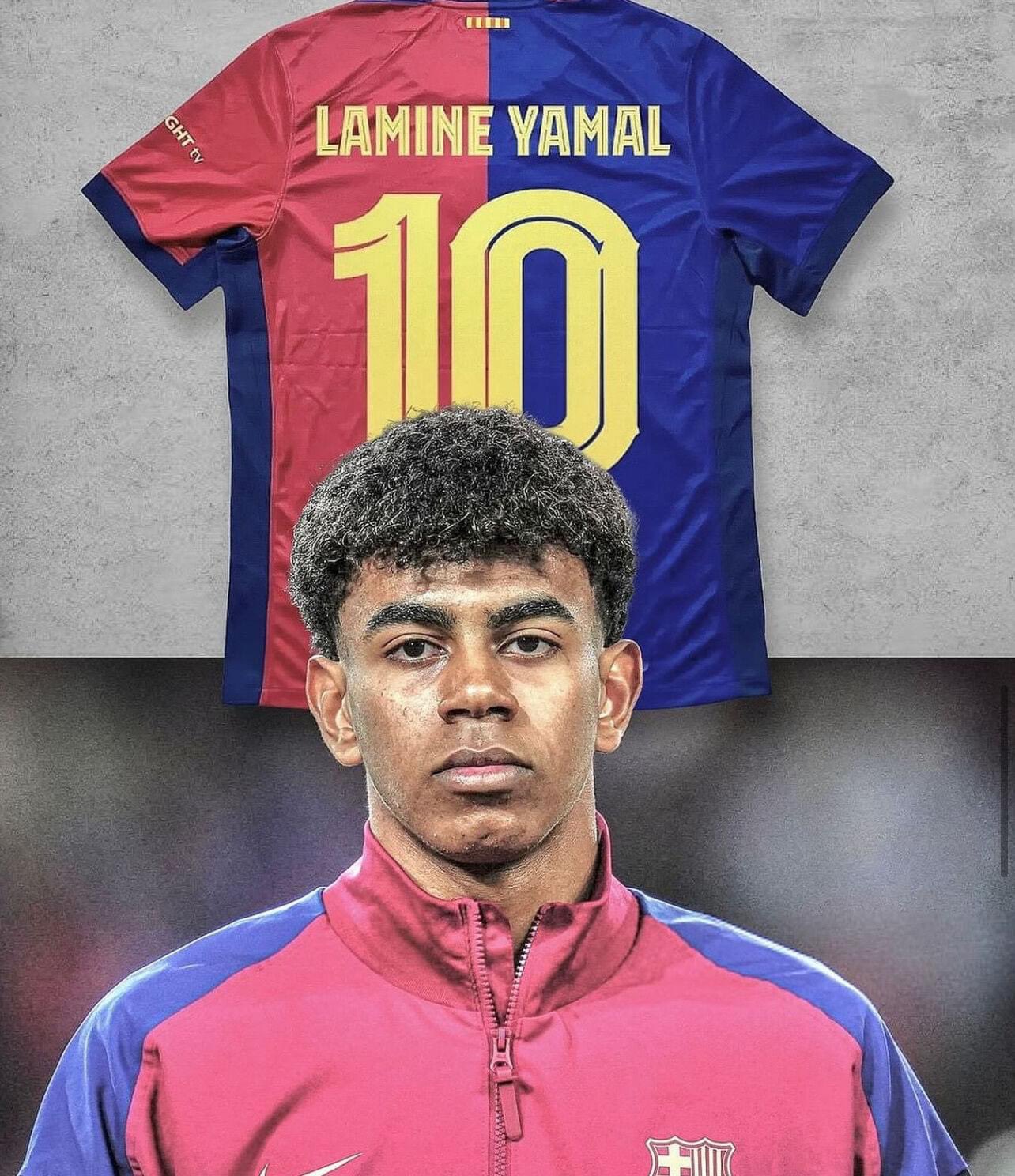 Ball Game on X: "🚨🚨🎙️| Lamine Yamal: “I hope to be a Barça legend.  Wearing the #10? It is currently Ansu's, but if he's not here in the end,  I'd be proud