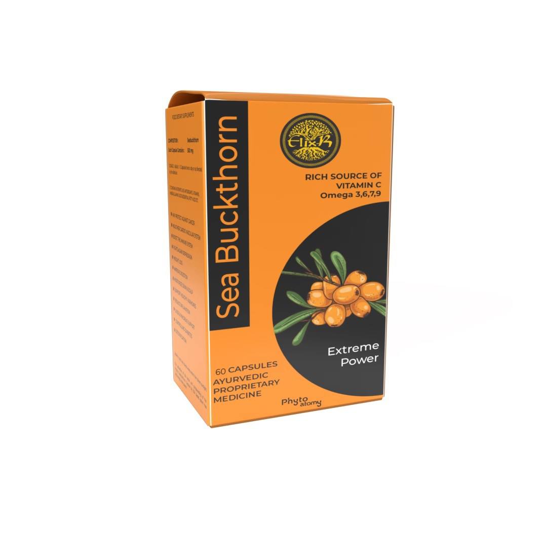 SEA BUCKTHORN EXTREME POWER 60 CAPSULE More Information Call 7385071643 #phytoatomy #seabuckthorn