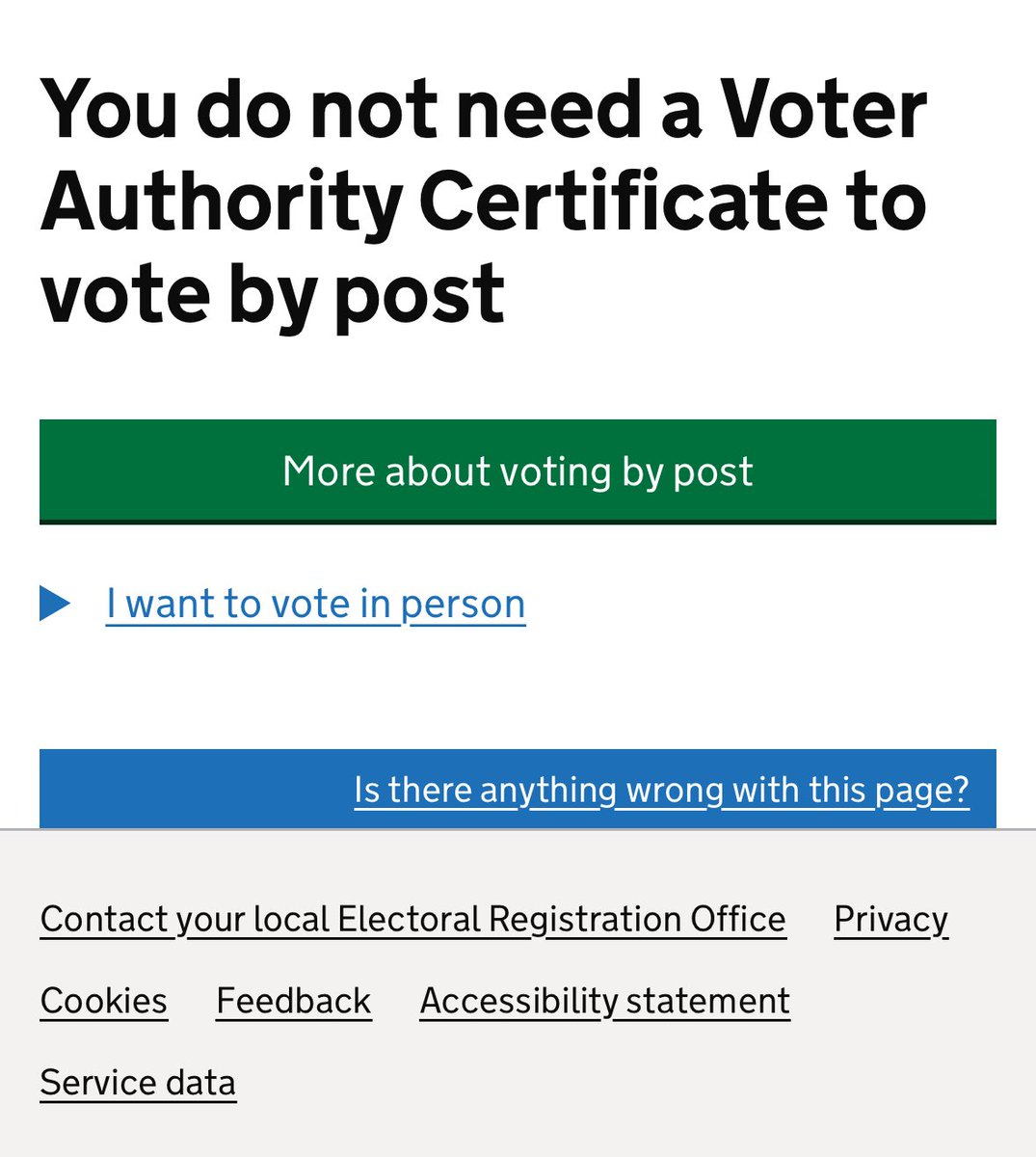 Register to vote by post and you do not need an ID card. So if you don’t want to have the hassle of the polling station, this is available
