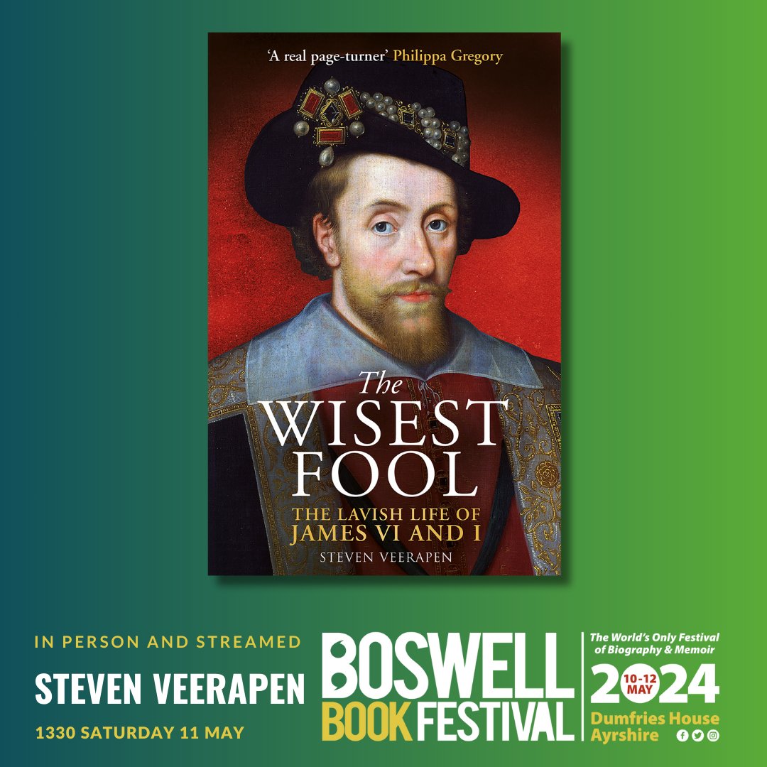 Join the conversation! 💭 Historians Steven Reid, author of The Early Life of James Vl, and Steven Veerapen, author of The Wisest Fool, discuss their biographies of James VI, shedding new light on this often misunderstood and underestimated Scottish monarch. #historytwt
