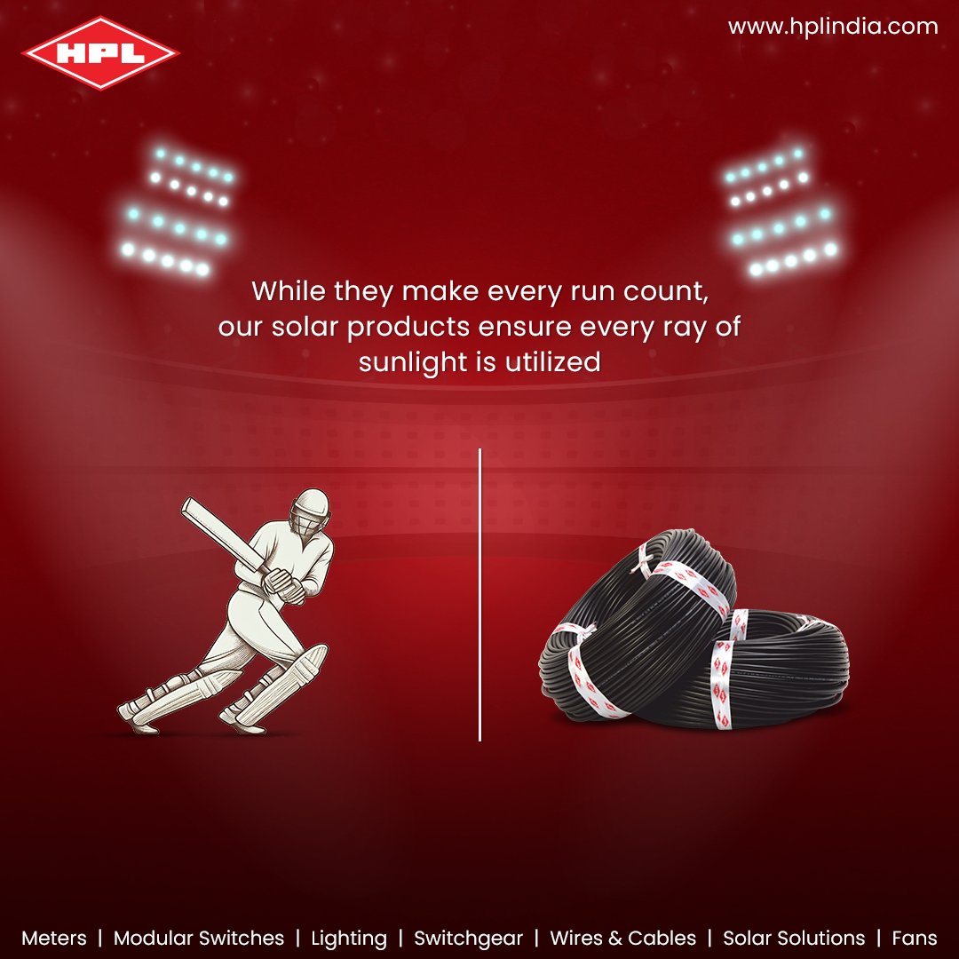 HPL_Official's tweet photo. Experience the electrifying energy of IPL๐
From stadium-sized excitement to energy-efficient brilliance, join us as we celebrate the spirit of IPL with innovation and sustainability๐ก
#IPLSpirit #Hplsolarproducts #solarproducts https://t.co/IqJxAGJnda