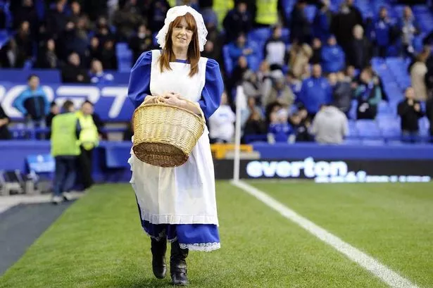 cwwickham's tweet photo. IMO it's high time that @Everton made a clear commitment to bringing back the Toffee Lady, or even Toffee Gentleman to create a modern gender balance. Would be a great way to say goodbye to Goodison Park and create continuity in the new ground. #ToffeeLady #ToffeeGentleman https://t.co/w8rDAH9CQg