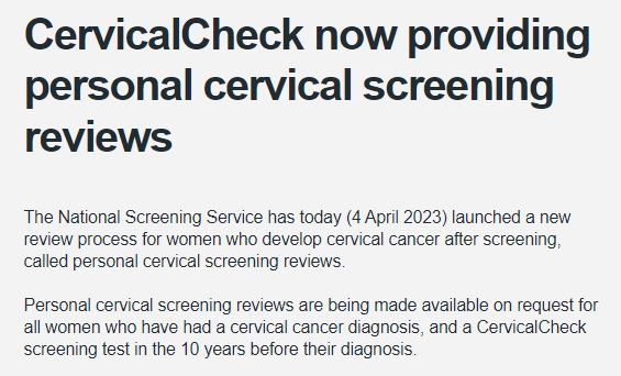 3/ People and partnerships are central to the work that we do. In 2023 we established personal cervical screening reviews for women who are diagnosed with cervical cancer after screening. ➡️tinyurl.com/nss-2023-eoy-r… #CervicalCheck #NSS2023