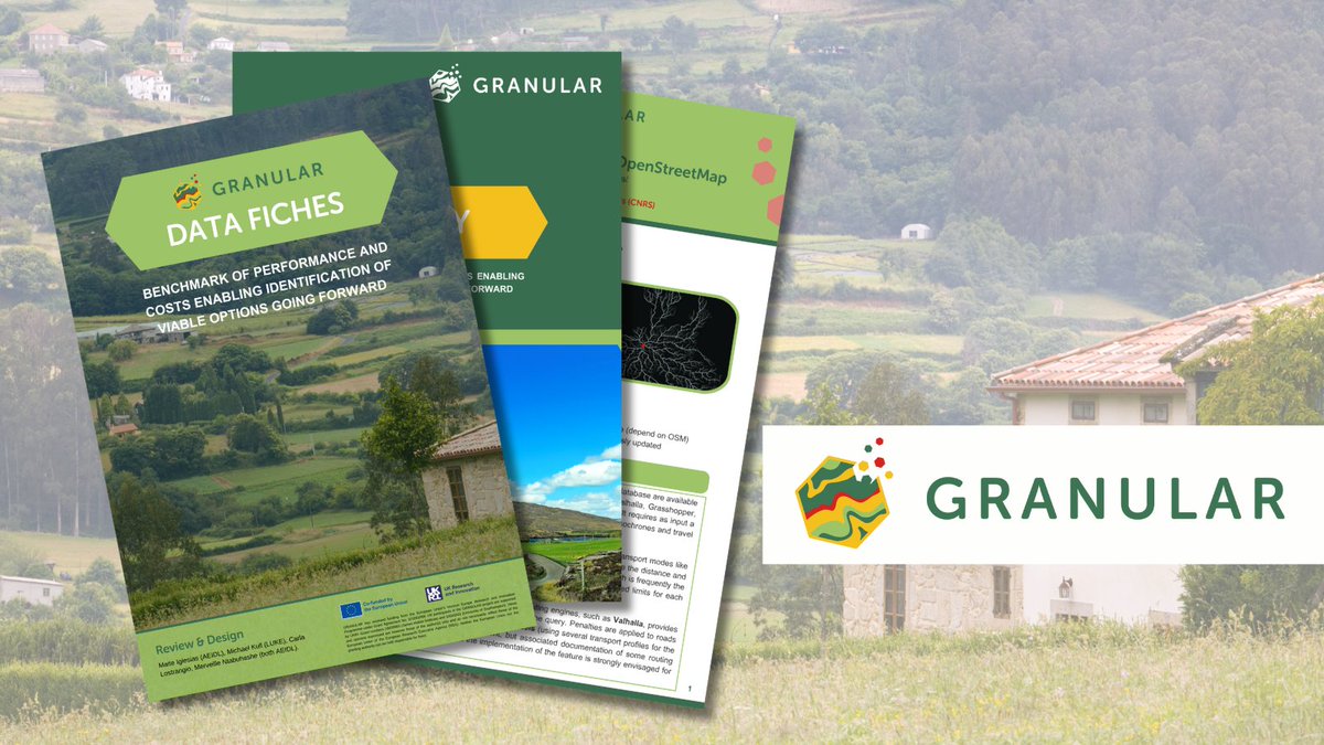 📊 Our #GRANULAR Data Fiches have just been released on our website!  They offer straightforward and comprehensive insights into various datasets, aimed at enhancing your understanding of rural areas. Find them at ⏭️bit.ly/3vAvx4D