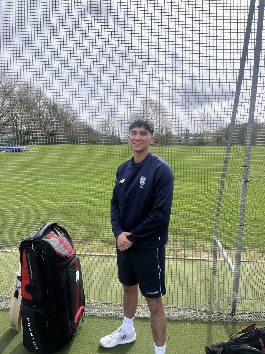 Alex W will make his YCCC second X1 debut tomorrow playing alongside Will Luxton. A proud day for Bradford Grammar School.