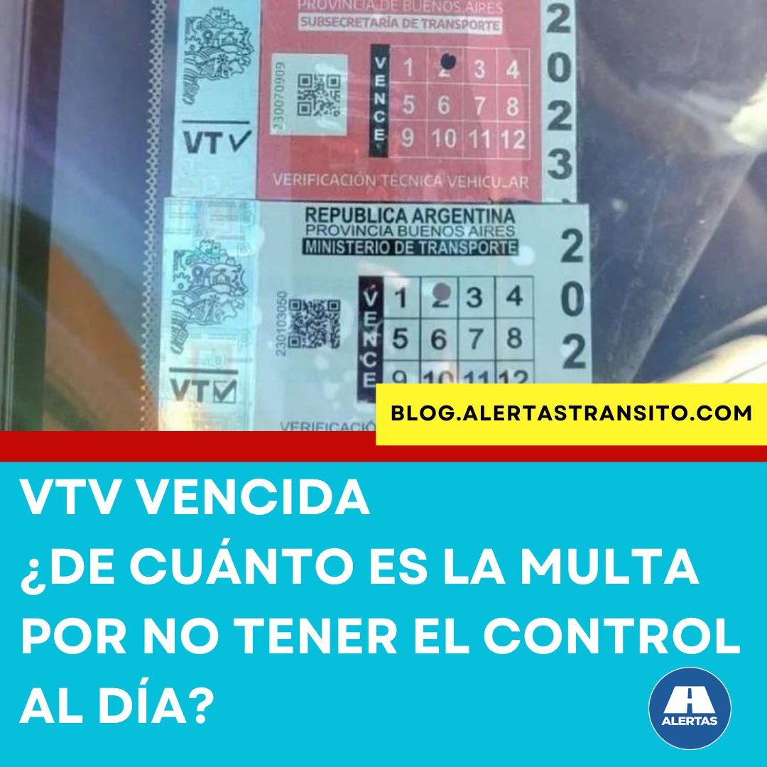 AlertasTransito's tweet photo. 💲 VTV #vencida: ¿De cuánto es la #multa por no tener el control al día? 🚗
Te lo contamos acá 🔗 https://t.co/bxhBCyRyhi
.
#AlertasTransito #VTV https://t.co/v5CN5LDuiN