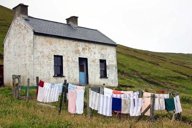 Monday washing day…
Heather Cardle begins our washing lines finds 
2 Peter Brook (1927-2009) 
‘Washing in Buttermere’
 I don’t have an artist ,  but it was pegged out beautifully…proper job!  
 4)Photograph 
markkimballmoulton.blog