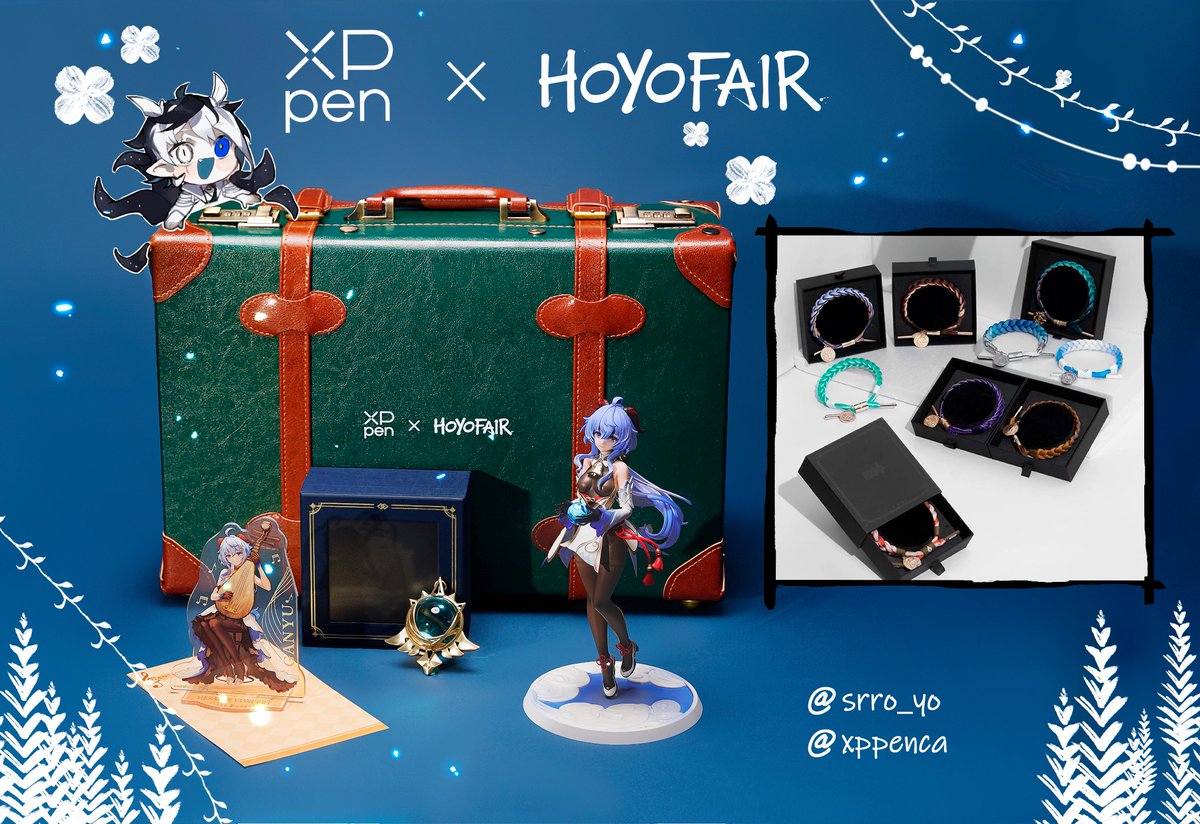 ✨XPPEN x HOYOFAIR GIVEAWAY ⭐️Prizes: One #TeyvatFashion Carnival Limited Suitcase (XPPen x HoYoFair gift box) & Ten bracelets HOW TO JOIN: ※ Follow both of our accounts: @srro_yo and @xppenca ※ Suggestion: Pls comment on the characters you want to draw and share the costume…