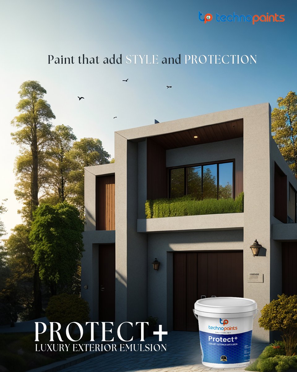 TechnopaintsS's tweet image. Paint that add STYLE and PROTECTION to your home.
Protect+ Luxury Exterior Emulsion.

technopaints.in
#technopaints #protectplus #emulsion #homepaints #home #paints #style #uvprotection #summer