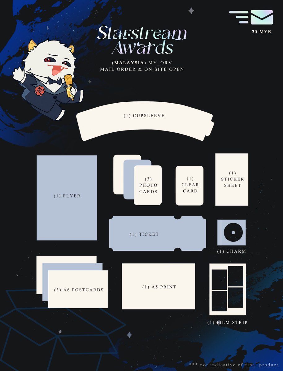 📸Are you red carpet ready? Preorders for the Starstream Awards are now open!✨

📆PO Date: 8th - 28th April, 11.59PM GMT+8

🇲🇾MY On-site Event: bit.ly/msia-on-site
🇲🇾 MY Only Mail Order: bit.ly/msia-mail-order

#SSAJ_2024 #SSAJ_MY #SSAWARDS_2024