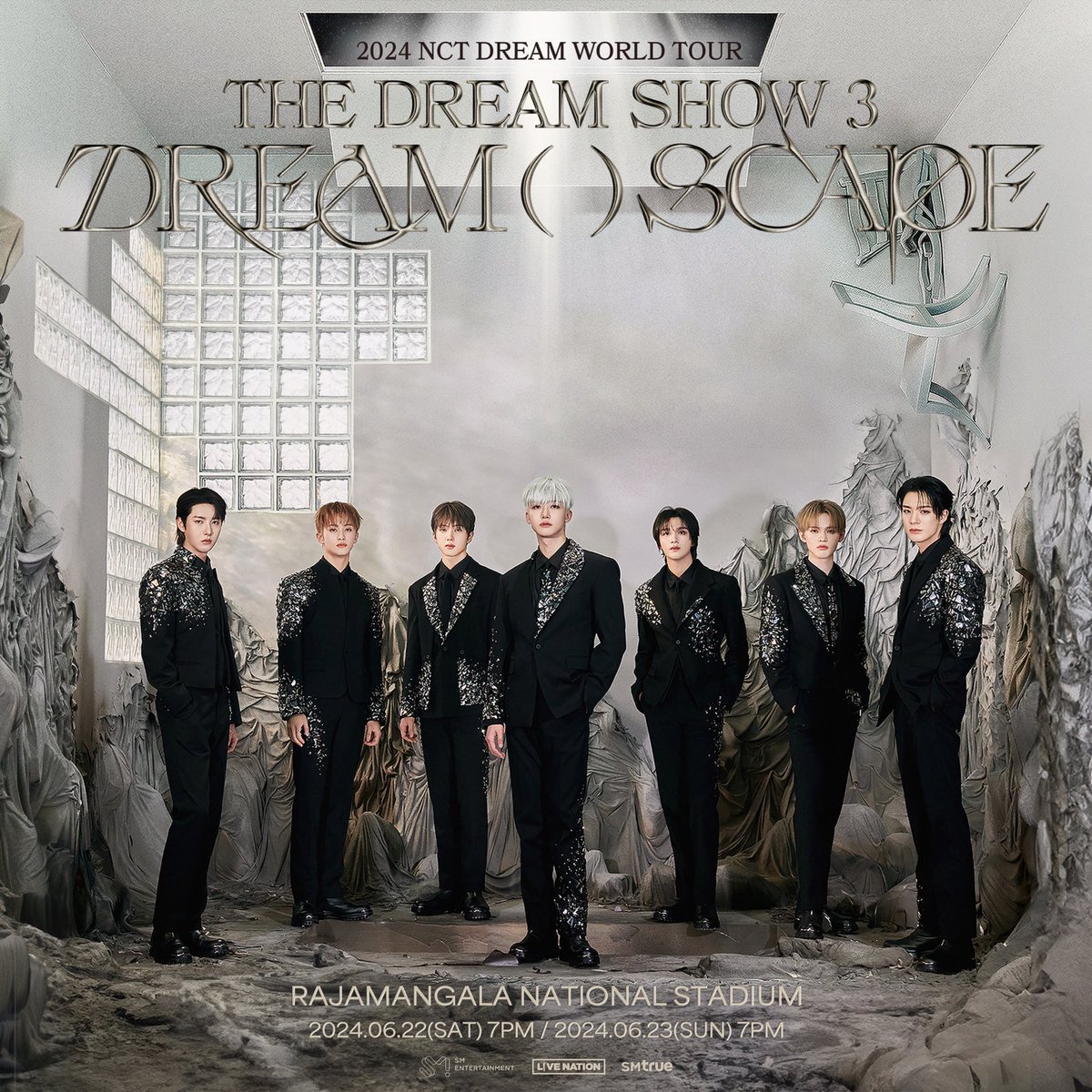 NCT DREAM WORLD TOUR <THE DREAM SHOW 3 : DREAM( )SCAPE> in BANGKOK   〖 RAJAMANGALA NATIONAL STADIUM 〗 ➫ 2024.06.22 7PM (ICT) ➫ 2024.06.23 7PM (ICT)   〖 TICKET SALES 〗 ➫ 2024.04.26 6PM-9:59PM (ICT) *PRESALE ➫ 2024.04.27 11AM~(ICT) ➫🔗 NCTDREAM-THEDREAMSHOW.com   #NCTDREAM…