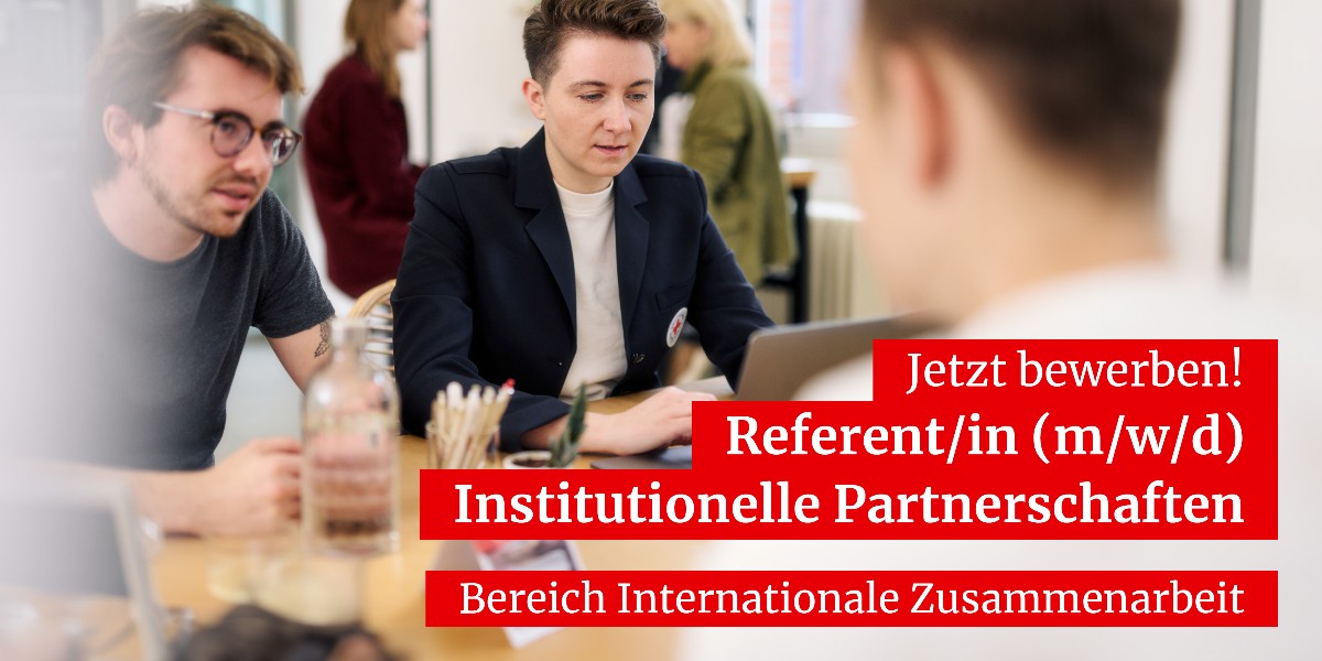 #JobsmitSinn Wir suchen 💼 Referent/in Institutionelle Partnerschaften (m/w/d) im Bereich Internationale Zusammenarbeit 👇 karriere-beim-drk.de/jobposting/ba0…