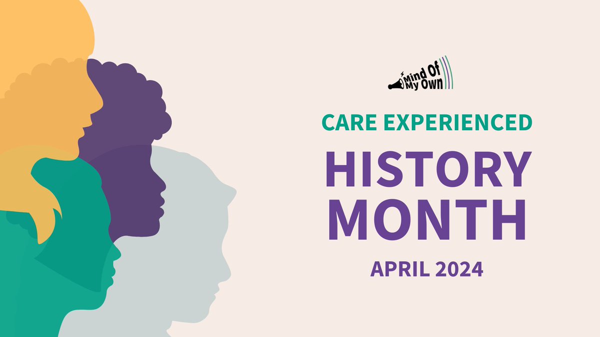 April is Care Experienced History Month. Over the next few weeks we'll be learning about and exploring the past of the care-experienced community, and amplifying stories of those who have been in care.   💚 💜

#CEHM #care #careExperienced