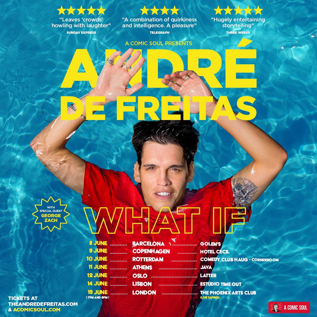 🎉 Mark your calendars! André De Freitas is bringing his comedy show to town on 19 June at 7pm & 9pm. 🌟 Join us for an unforgettable evening filled with laughter and inspiration as André shares his incredible journey. Reserve your seats today. 🤣🎭 bit.ly/3PV3Ydb